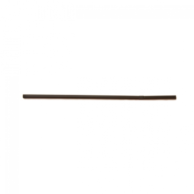 Paille flex couleur noire 24cm/5mm